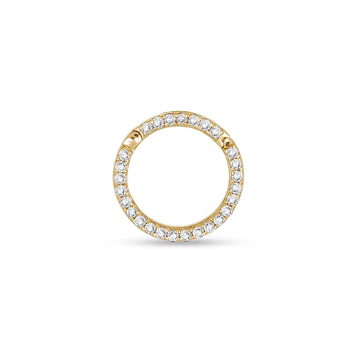 stone and strand Medium Pop and Lock Pavé Halo