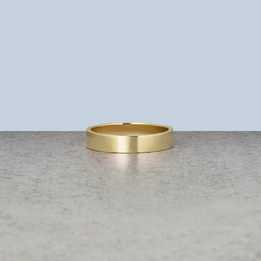 Stone And Strand Mens Midnight Band 4mm