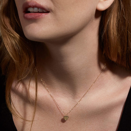 Stone And Strand Mini Heart Medallion Necklace