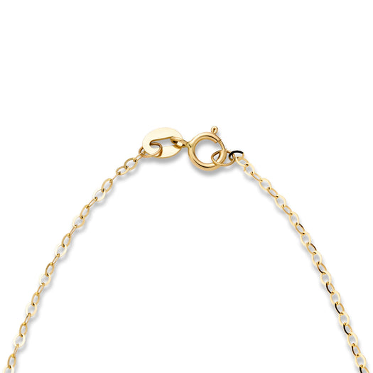 Stone And Strand Mini Mochi Donut Initial Necklace