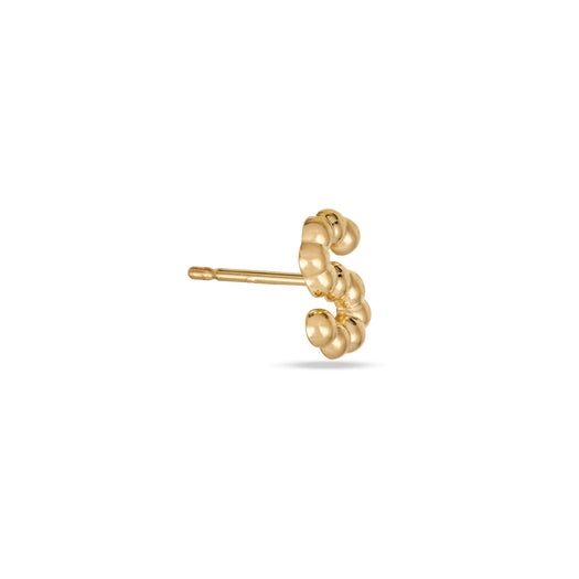 Stone And Strand Mini Mochi Donut Initial Stud