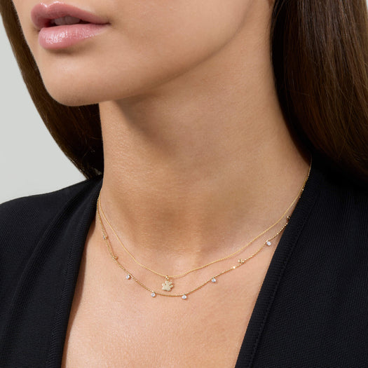 Stone And Strand Mini Pawprint Choker