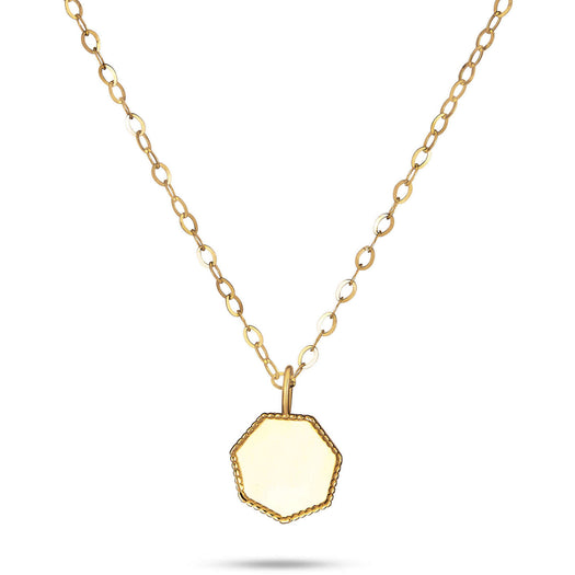 stone and strand Mini Portrait Medallion Necklace