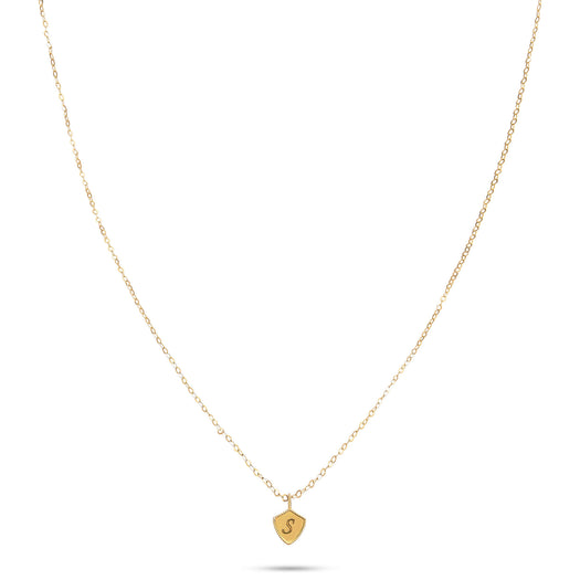 Stone And Strand Mini Shield Medallion Necklace