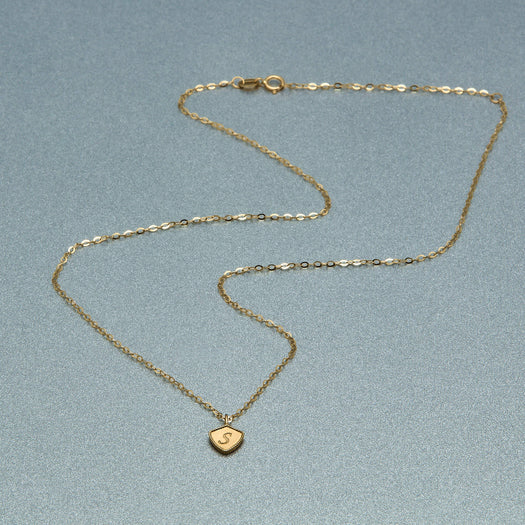 Stone And Strand Mini Shield Medallion Necklace