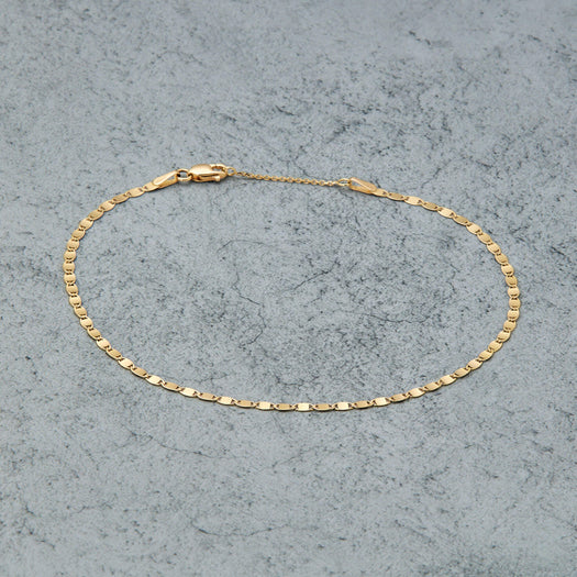 Stone And Strand Mirror Chain Anklet