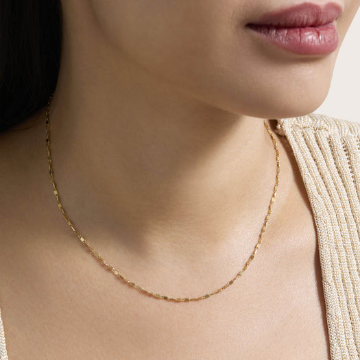 Stone And Strand Mirror Chain Necklace