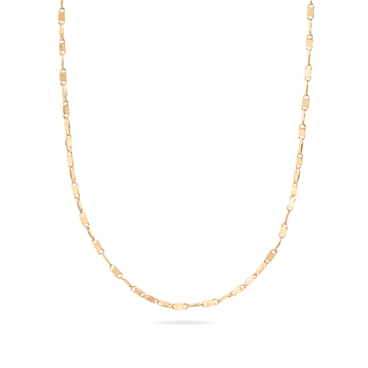 stone and strand Mirror Chain Necklace