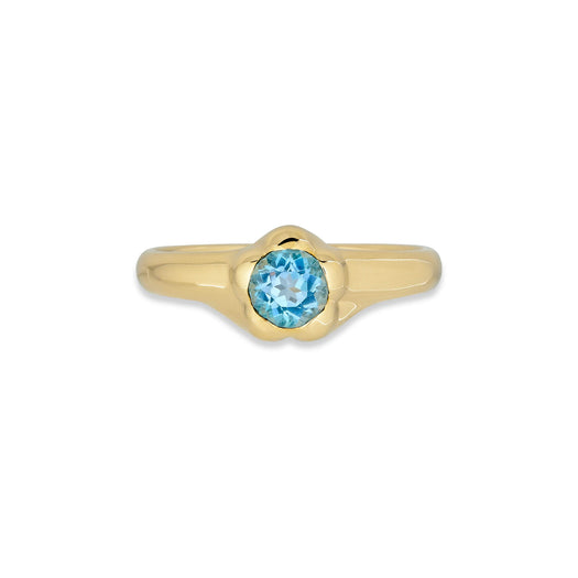 stone and strand Morrison Blue Topaz Ring