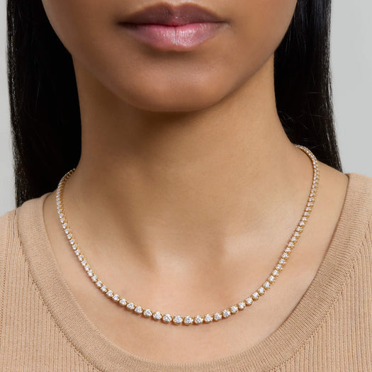 Stone And Strand Noble Diamond Tennis Necklace