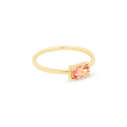Stone And Strand Octagon Cut Pink Tourmaline Ring