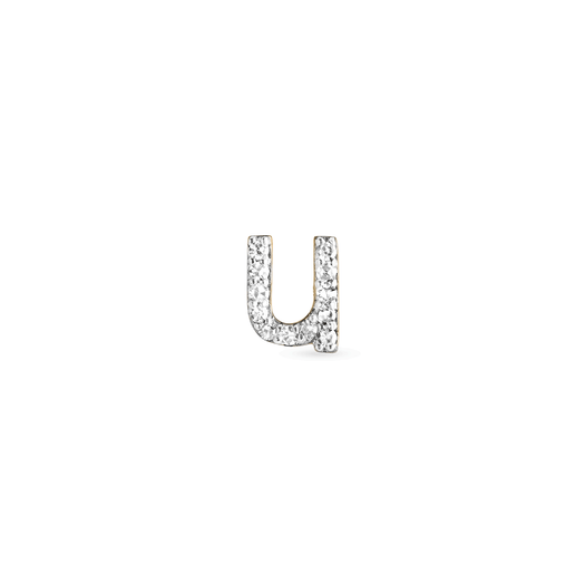 Stone And Strand Pave Diamond Initial Stud
