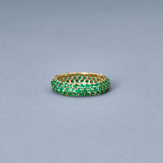 Stone And Strand Pave Emerald Cigar Band