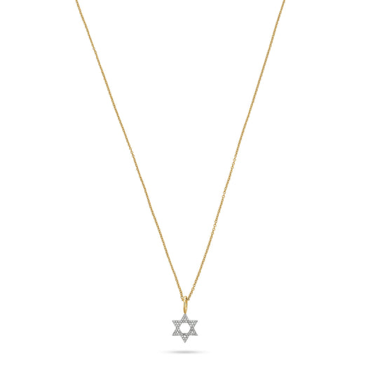 Stone And Strand Pave Star Of David Necklace