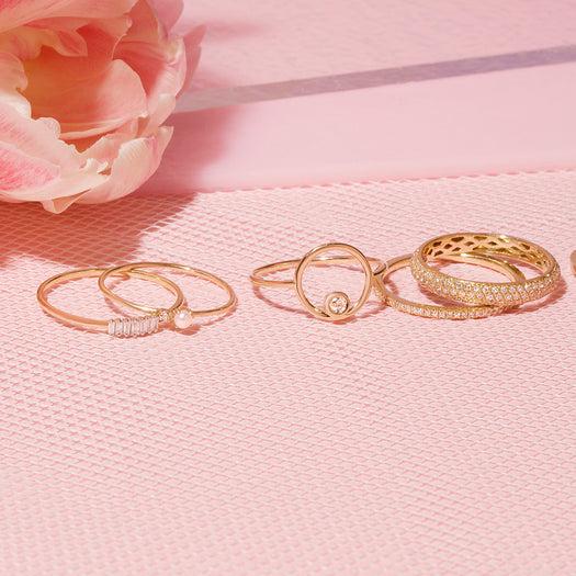 Stone And Strand Pearl And Diamond Band