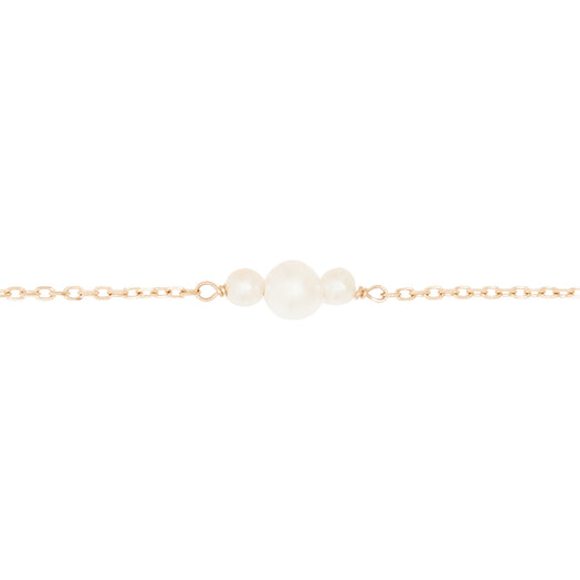 Stone And Strand Pearl Trio Bracelet