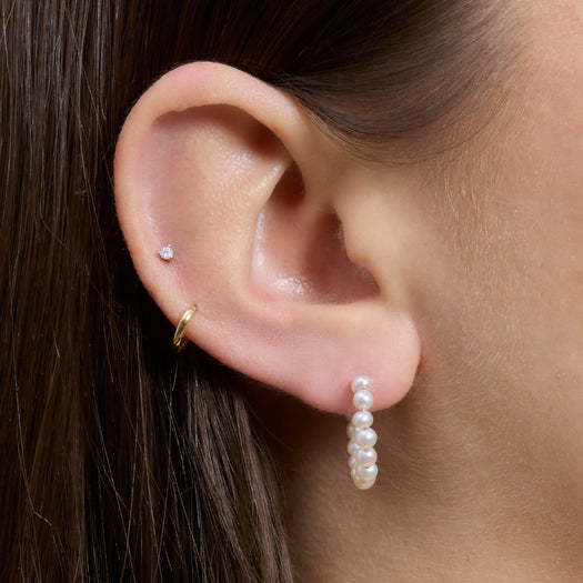 Stone And Strand Pearly Huggies