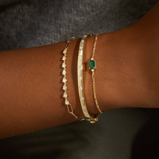 Stone And Strand Perfect Pear Diamond Bracelet