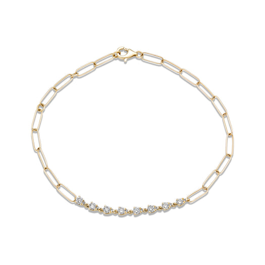 stone and strand Perfect Pear Diamond Bracelet