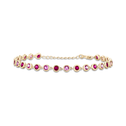 stone and strand Pink Power Bubble Bracelet