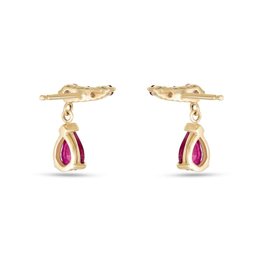 Stone And Strand Pink Power Climber Earrings