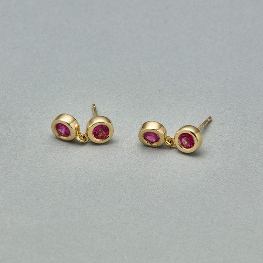 Stone And Strand Pink Power Drop Earrings