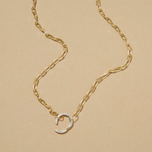 Stone And Strand Pop And Lock Round Necklace