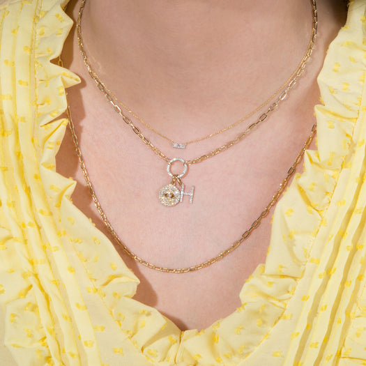 Stone And Strand Pop And Lock Round Necklace