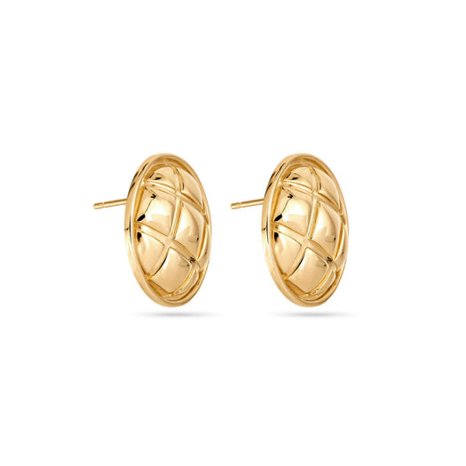 Stone And Strand Puff Puff Button Studs