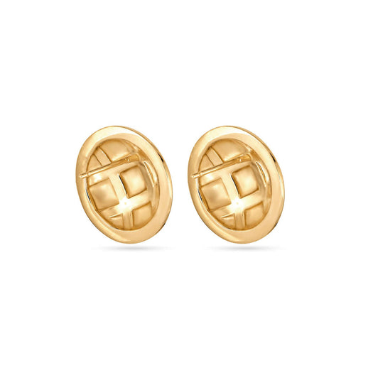 Stone And Strand Puff Puff Button Studs