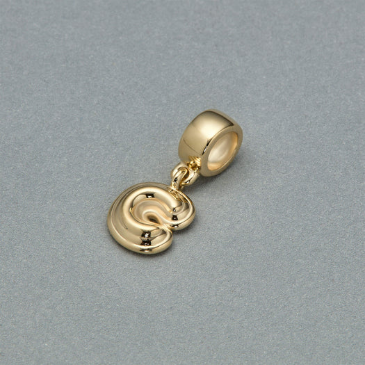 Stone And Strand Puffed Initial Charm
