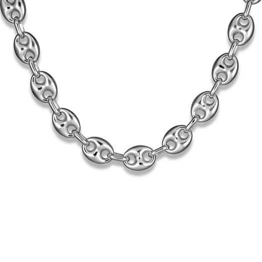 Stone And Strand Puffed Maritime Silver Necklace