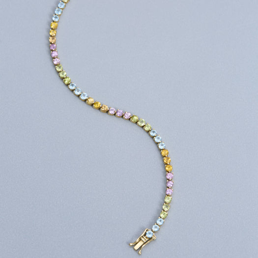Stone And Strand Rainbow Bright Tennis Bracelet
