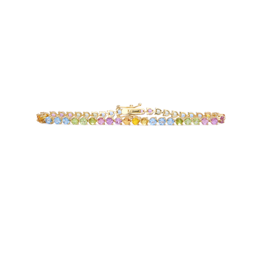 stone and strand Rainbow Bright Tennis Bracelet