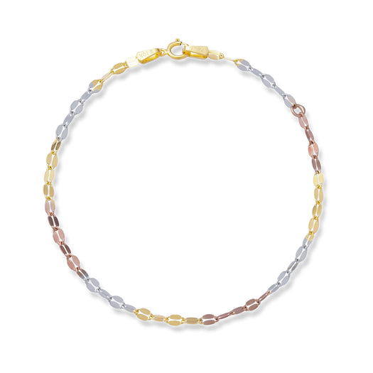 stone and strand Rainbow Chain Bracelet