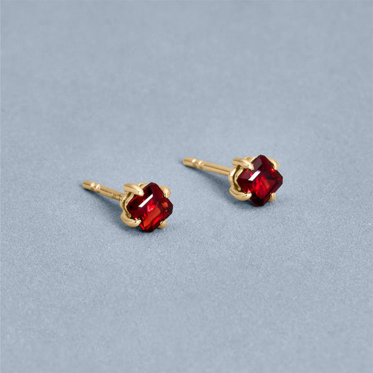 Stone And Strand Red Studio Garnet Studs