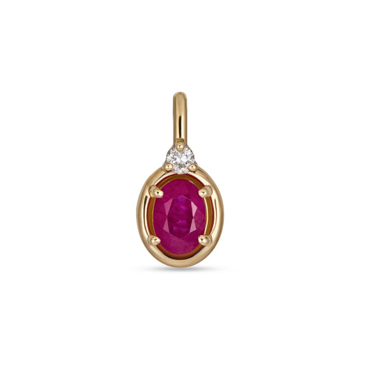 stone and strand Ruby Bonbon Diamond Charm