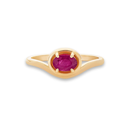stone and strand Ruby Bonbon Merge Ring