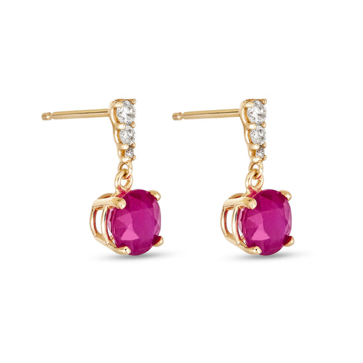 Stone And Strand Ruby Luxe Diamond Earrings
