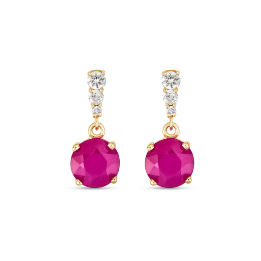 stone and strand Ruby Luxe Diamond Earrings