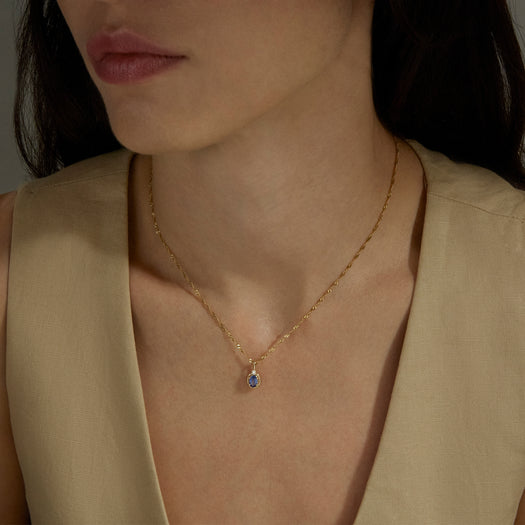 Stone And Strand Sapphire Bonbon Diamond Charm