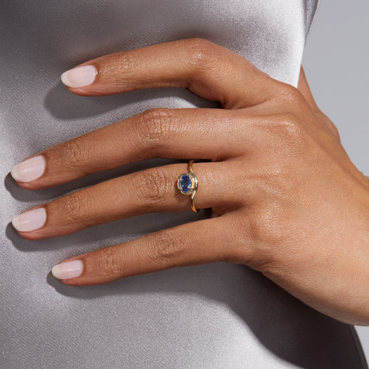 Stone And Strand Sapphire Bonbon Merge Ring