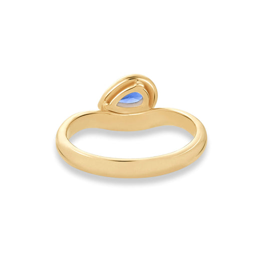 Stone And Strand Sapphire Raindrop Merge Ring