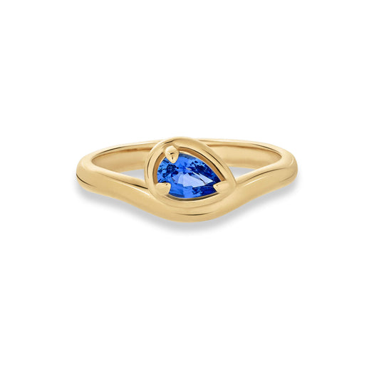stone and strand Sapphire Raindrop Merge Ring
