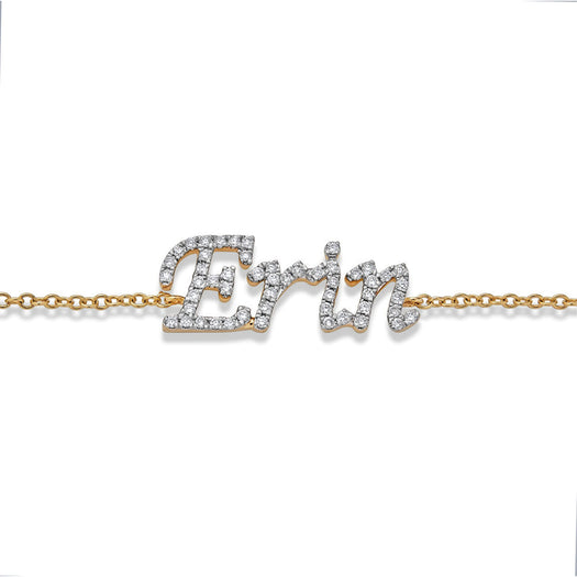 Stone And Strand Say My Name Diamond Bracelet