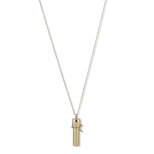 Stone And Strand Scroll Necklace