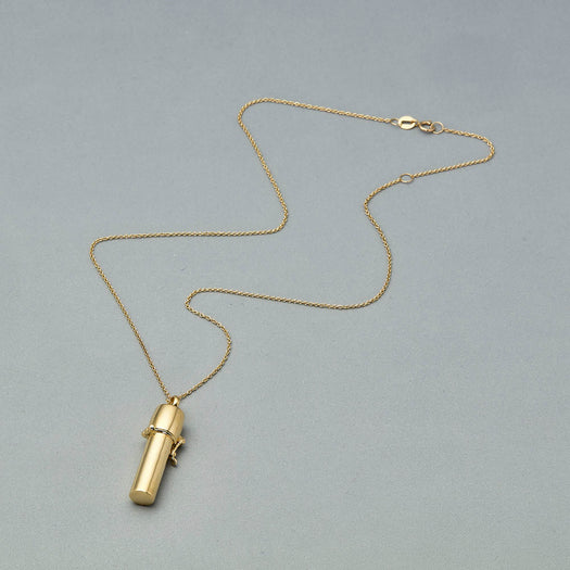 Stone And Strand Scroll Necklace