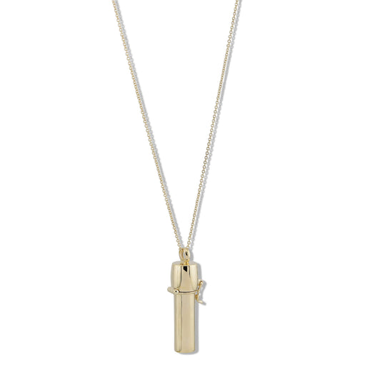 stone and strand Scroll Necklace