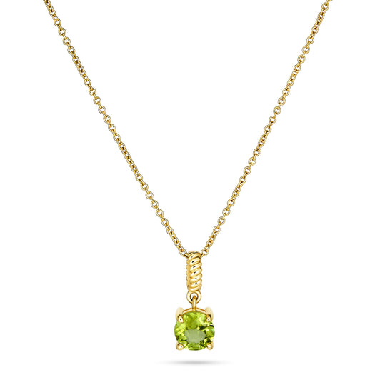 stone and strand Seagrass Peridot Necklace