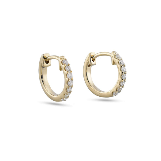 Stone And Strand Second Hole Pave Huggies